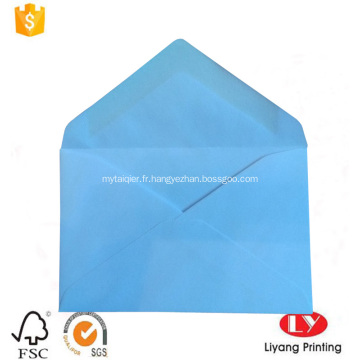 Enveloppe en papier de style portefeuille imprimé en couleur personnalisée